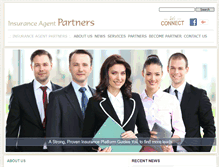 Tablet Screenshot of insuranceagentpartners.com